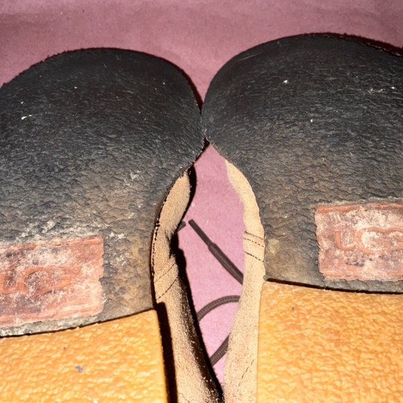 Men’s UGG Australia Shoes Size 11.5M Suede Brown - Picture 6 of 8